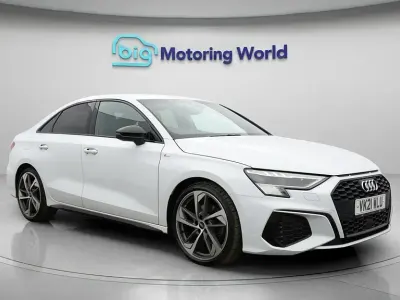 Begagnad Audi A3 S-Line 150 HK (110 kW) 2021 Vit Sedan