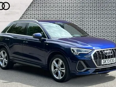 Used Audi Q3 S-Line 150 HP (110 kW) 2023 Blue SUV