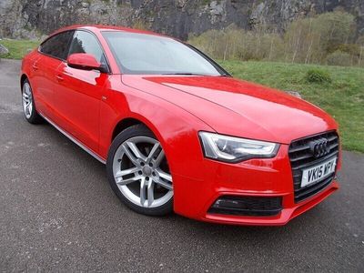 used Audi A5 Sportback 2.0 TDIe S line Euro 5 (s/s) 5dr £20 ROAD TAX/ SAT NAV/XENONS Hatchback