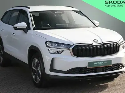 Used Skoda Kodiaq SE 150 HP (110 kW) 2025 Moon white metallic SUV