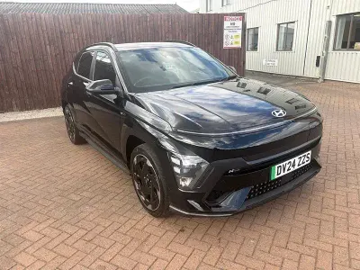 Gebraucht Hyundai Kona N Line 160 kW (218 PS) 2024 Schwarz SUV