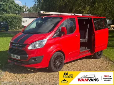 Used Ford Transit Custom Sport 170 HP (125 kW) 2018 Red Van
