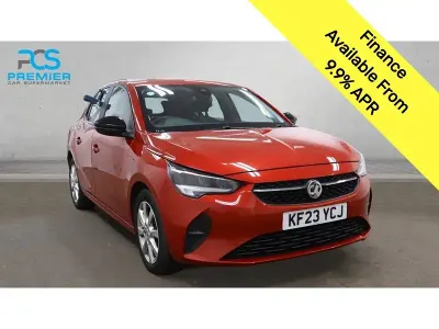 Used Vauxhall Corsa Design Edition 2023 Crimson red (metallic paint) Hatchback