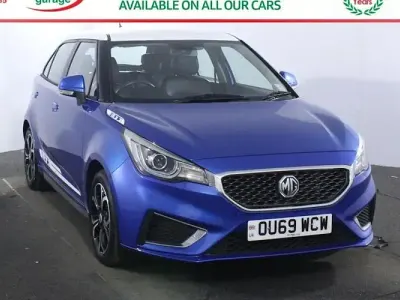 Used MG MG3 Exclusive 106 HP (77 kW) 2020 Blue Hatchback