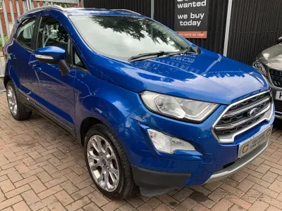Begagnad Ford Ecosport Titanium 125 HK (91 kW) 2018 Blå SUV