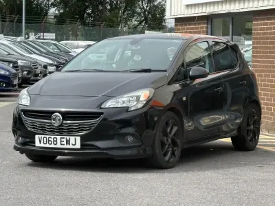Used Vauxhall Corsa SRi 90 HP (66 kW) 2018 Black Hatchback