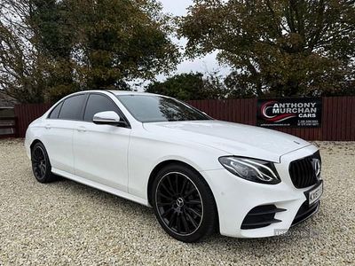 Used Mercedes E220 AMG line 2017 White Sedan