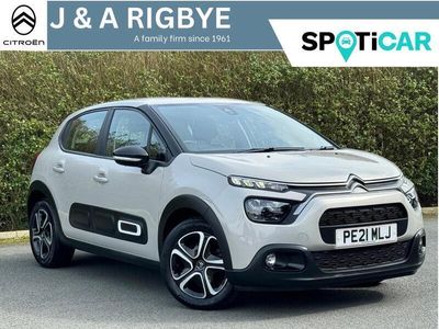 used Citroën C3 1.2 PURETECH SENSE EURO 6 (S/S) 5DR PETROL FROM 2021 FROM CHORLEY (PR7 5QR) | SPOTICAR