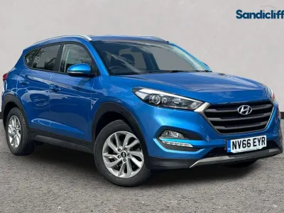 Used Hyundai Tucson SE 116 HP (85 kW) 2015 Blue SUV