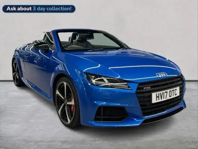 Used Audi TTS Black Edition 306 HP (225 kW) 2017 Blue Cabriolet