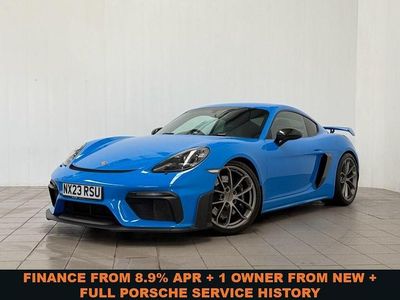 Used Porsche 718 Cayman 420 HP (308 kW) 2022 Blue Coupe