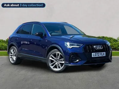 Used Audi Q3 Black Edition 150 HP (110 kW) 2023 Blue SUV
