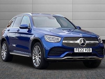 Used Mercedes GLC300e AMG Line Premium 320 HP (235 kW) 2022 Spectral blue Estate