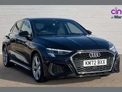 Used Audi A3 S-Line 147 HP (108 kW) 2022 Black Sedan