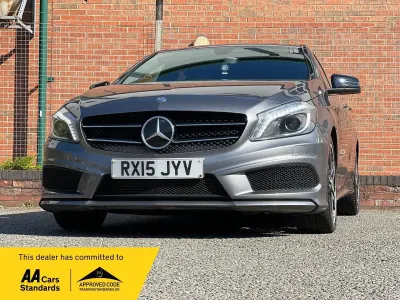 Begagnad Mercedes A200 AMG 2015 Grå Halvkombi