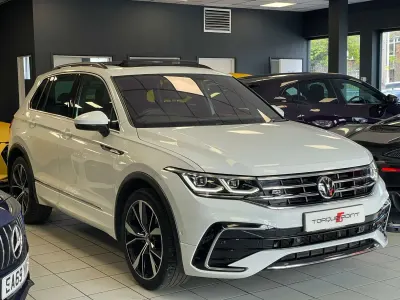 Used VW Tiguan R-line 150 HP (110 kW) 2022 White SUV