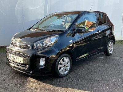 Used Kia Picanto 65 HP (47 kW) 2016 Black Hatchback