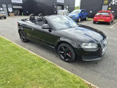 Begagnad Audi A3 Cabriolet 102 HK (75 kW) 2010 Svart Cab