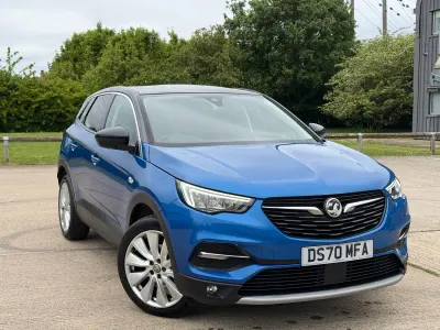 Used Vauxhall Grandland X Elite 130 HP (95 kW) 2020 Blue SUV