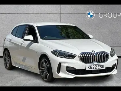 Used BMW 118 M Sport 136 HP (100 kW) 2022 White Hatchback