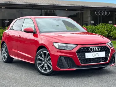 New Audi A1 Sportback S-Line 2026 Red Hatchback