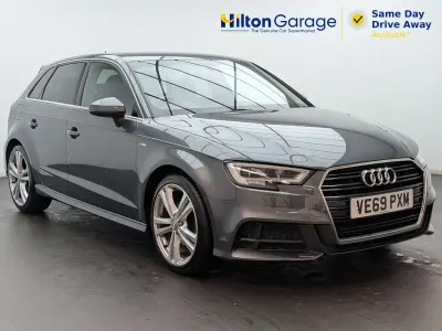 Used Audi A3 Sportback S-Line 2019 Grey Hatchback