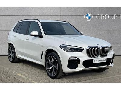 Used BMW X5 M Sport 265 HP (194 kW) 2019 Mineral white metallic SUV