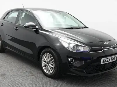 Used Kia Rio 83 HP (61 kW) 2023 Black Hatchback