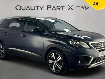Blue Used 2018 Peugeot 5008 Allure Hatchback | £12,758 (Fair price)