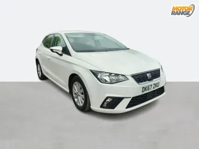 Używany Seat Ibiza SE 75 KM (55 kW) 2017 Biały Hatchback