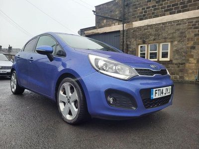 Used Kia Rio 2014 Blue Hatchback