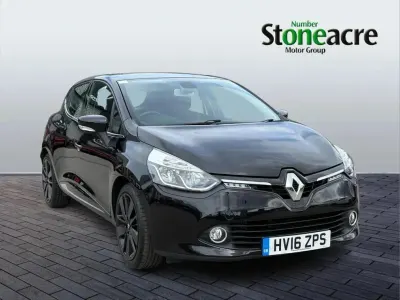 Used Renault Clio IV Dynamique 88 HP (64 kW) 2016 Black Hatchback