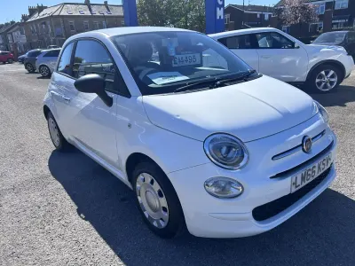 Używany Fiat 500 Pop 69 KM (50 kW) 2016 Biały Hatchback