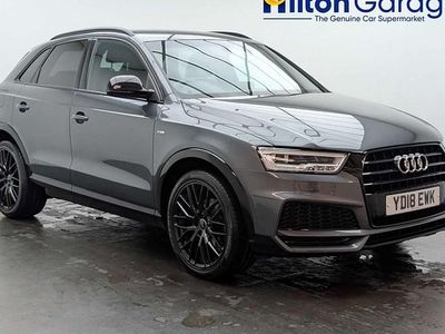 Used Audi Q3 Black Edition 150 HP (110 kW) 2018 Grey SUV