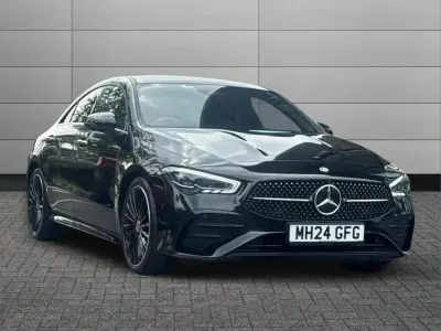 Used Mercedes CLA180 AMG Line Premium Plus 134 HP (98 kW) 2024 Black Coupe