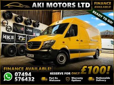 Used Mercedes Sprinter 2018 Yellow Van
