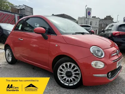 Used Fiat 500 Lounge 69 HP (50 kW) 2016 Pink Hatchback