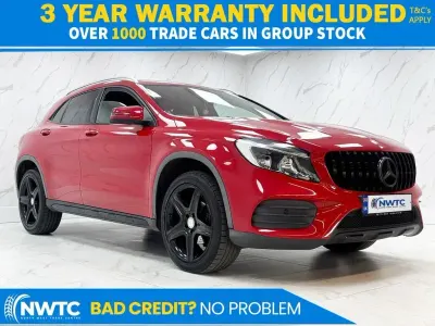 Used Mercedes GLA200 AMG line 136 HP (100 kW) 2017 Red SUV