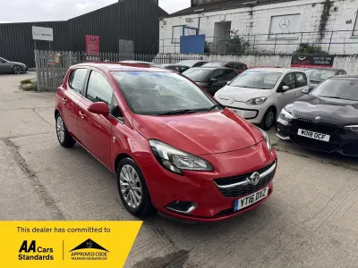 Used Vauxhall Corsa 90 HP (66 kW) 2016 Red Hatchback