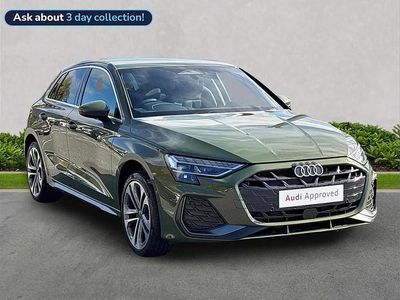 Used Audi A3 S-Line 147 HP (108 kW) 2025 Green Hatchback