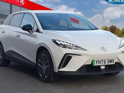 White New 2025 MG MG4 EV Trophy Hatchback | £21,490 (Expensive)
