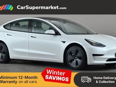 White Used 2021 Tesla Model 3 Standard Range Sedan | £18,197 (Fair price)