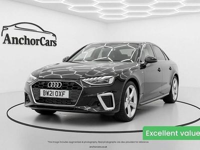 Black Used 2021 Audi A4 S-Line Sedan | £19,890 (Fair price)