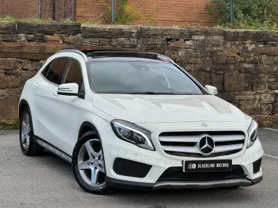Käytetty Mercedes GLA220 AMG line 170 HP (125 kW) 2014 Valkoinen Katumaasturi