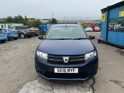 Used Dacia Sandero Ambiance 75 HP (55 kW) 2016 Blue Hatchback