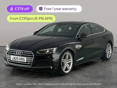 Used Audi A5 Sportback S-Line 190 HP (139 kW) 2020 Black Hatchback