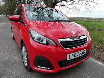 Used Peugeot 108 Active 68 HP (50 kW) 2017 Red Hatchback