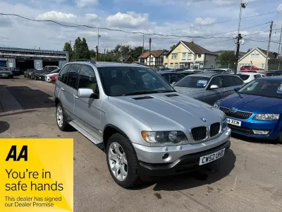 Used BMW X5 Sport Line 181 HP (133 kW) 2002 Silver SUV
