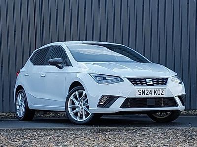 Used Seat Ibiza XCELLENCE 115 HP (84 kW) 2024 White Hatchback