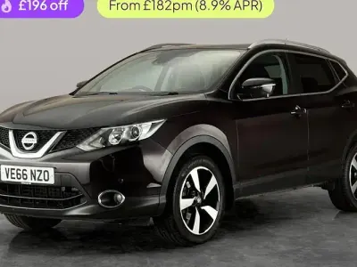 Used Nissan Qashqai N-Connecta 110 HP (80 kW) 2016 Black SUV